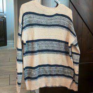 Never worn very soft striped sweater.